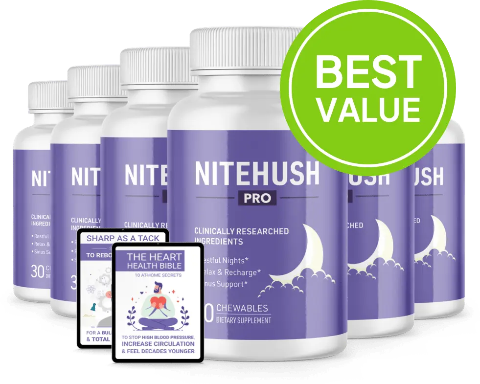 NiteHush Pro- 6 bottles -image